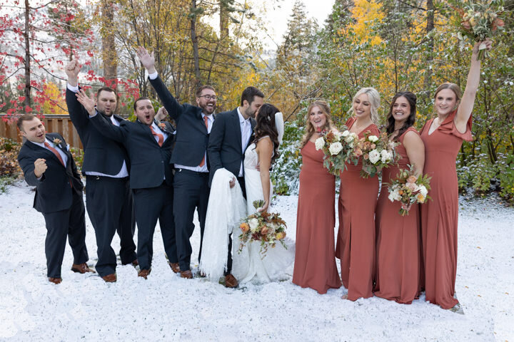 Winter wedding in Lake Tahoe
