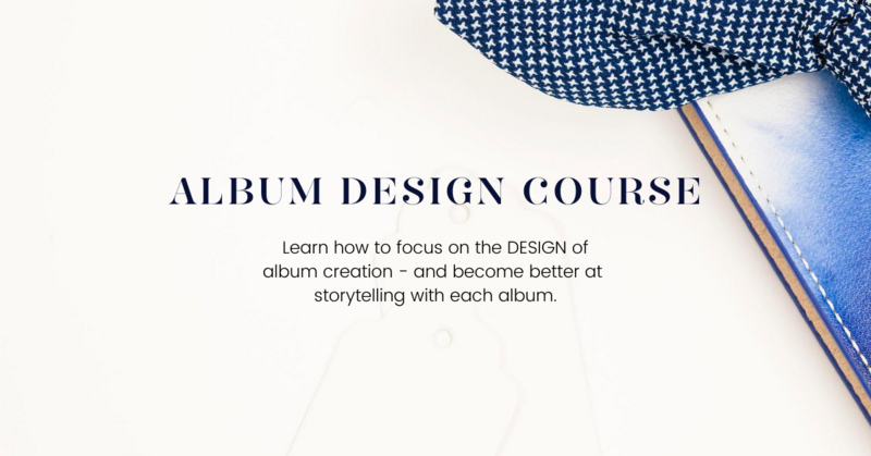 album design course for wedding photographers