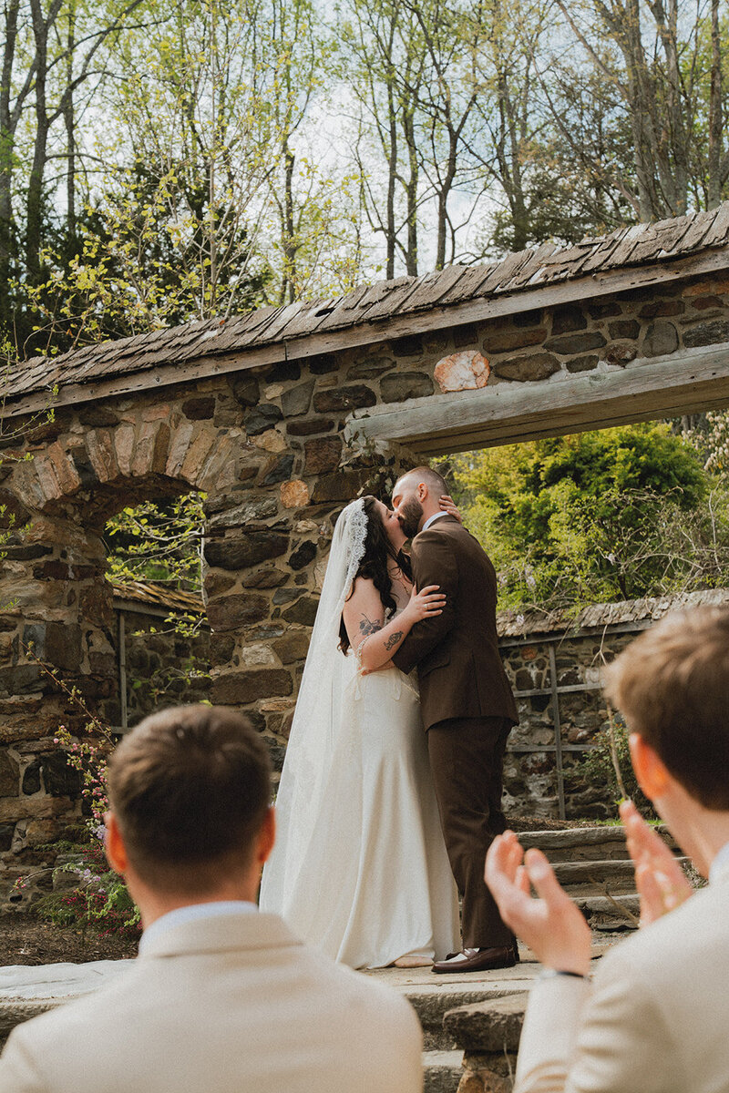 ceremony at parque ridley creek in philly pennsylvania