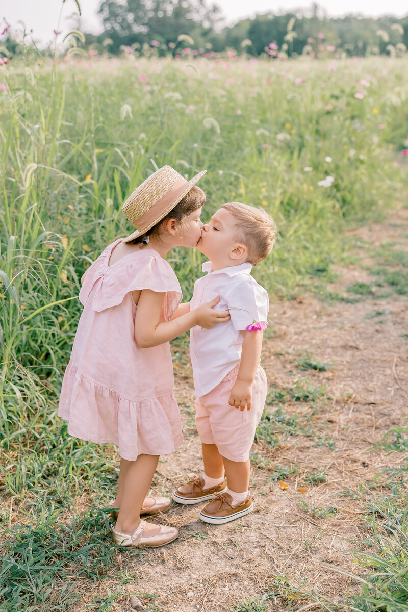 wildflower field family session-28