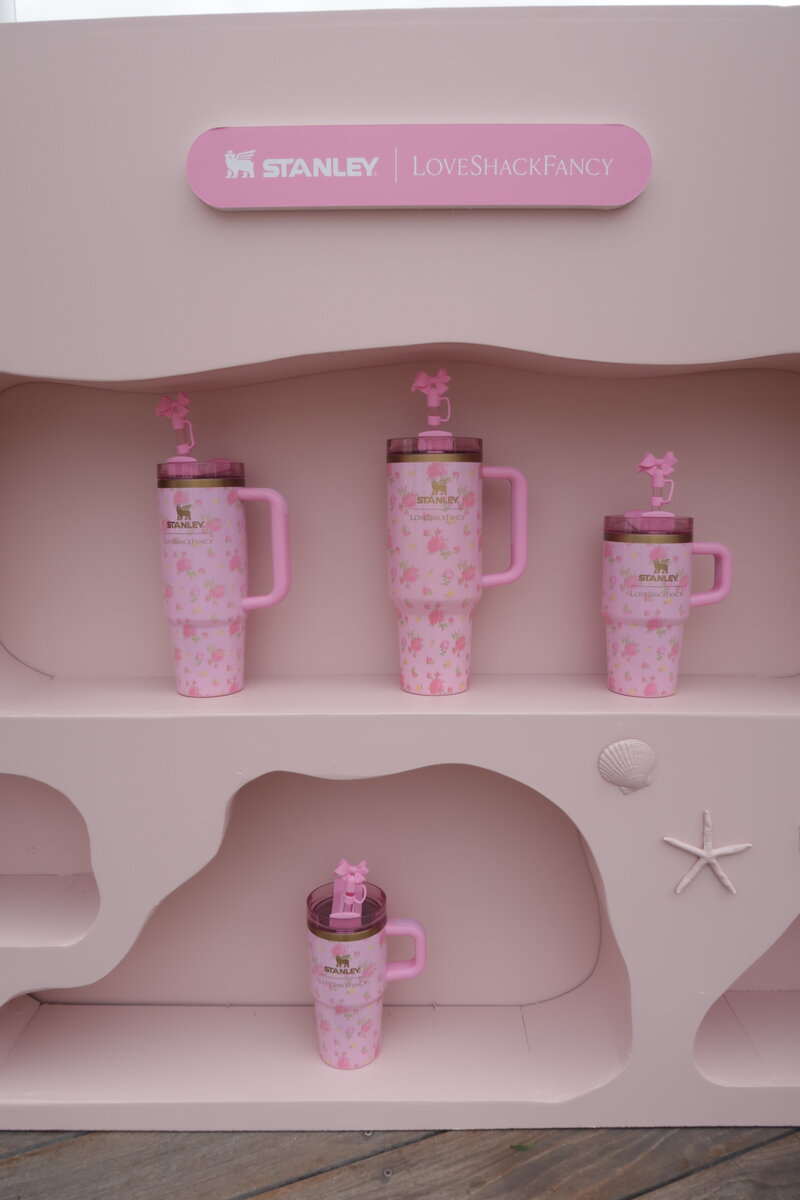 LoveShackFancy waterfront installation by The Works Collective | experiential event design in Newport Beach, California.
