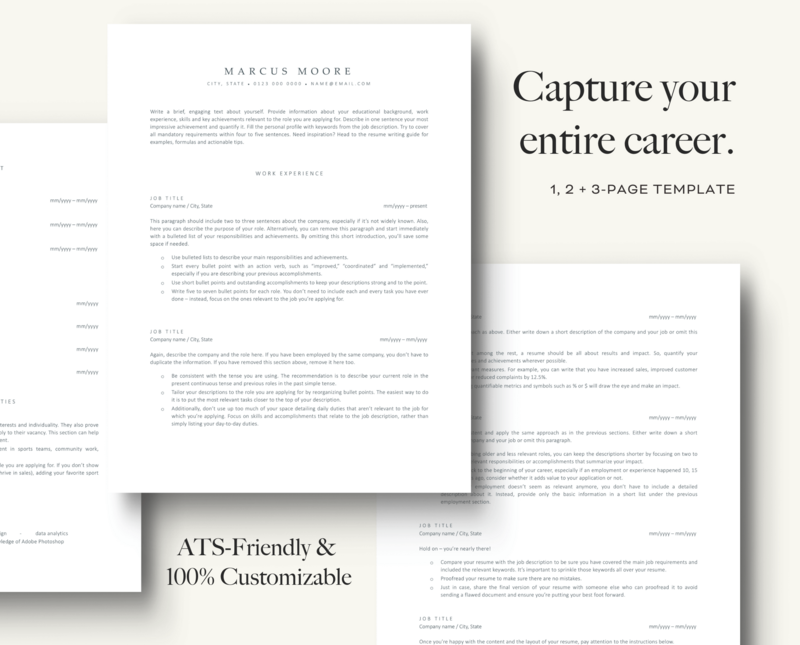 ATS-FRIENDLY RESUME + COVER LETTER