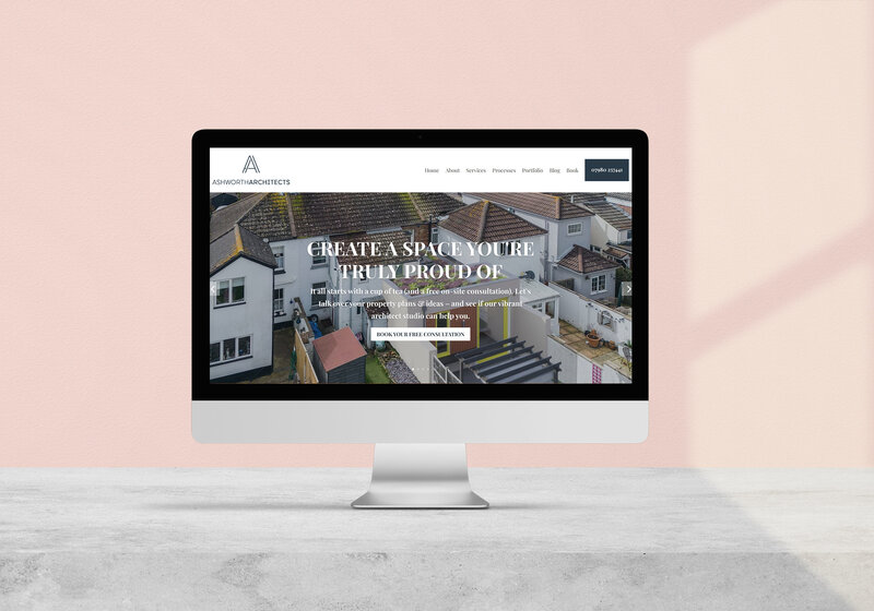 Website copy for architect