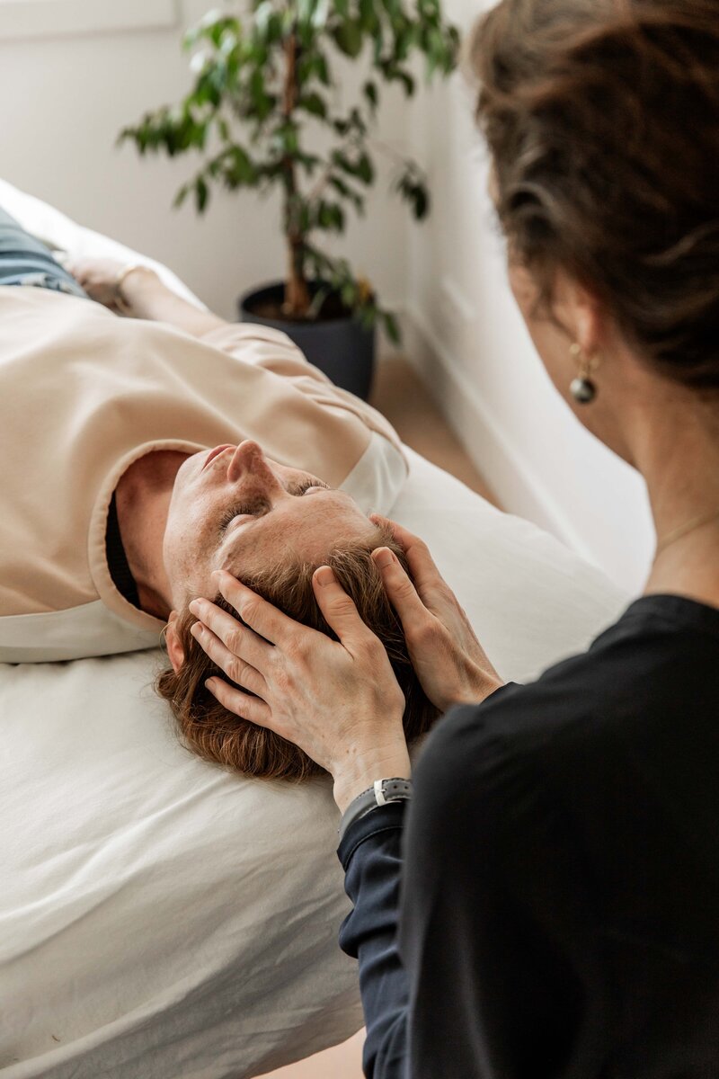 Resultaat cranio sacraal behandeling is meer ontspanning