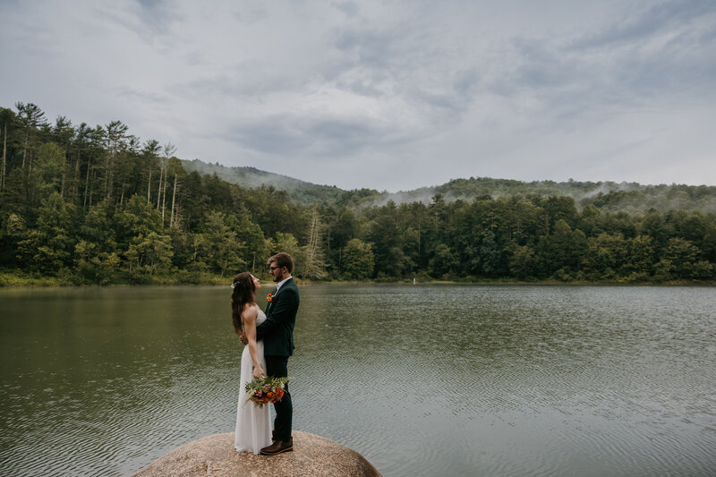 lakeside elopement
