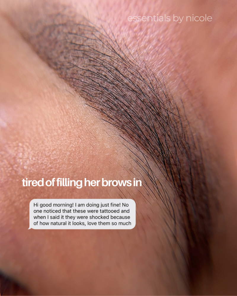 Beautiful ombre brows by nicole in West Springfield mA