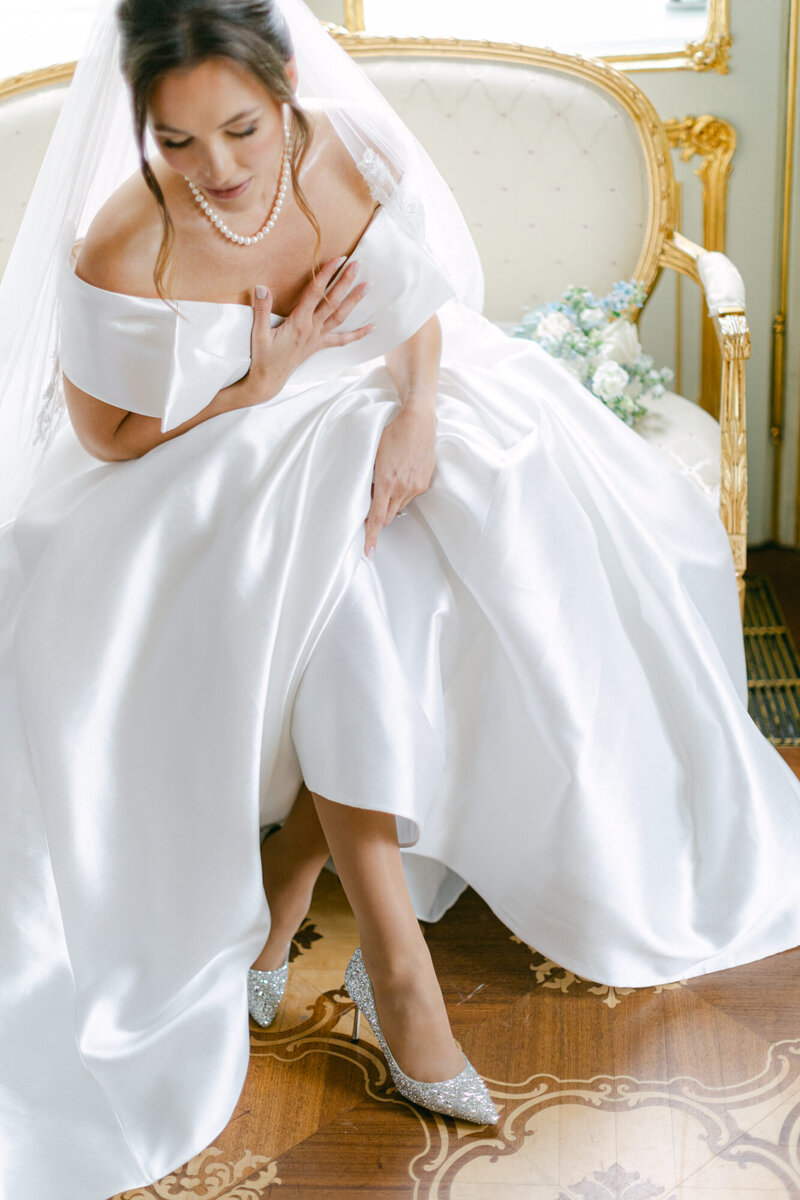 haut couture gown