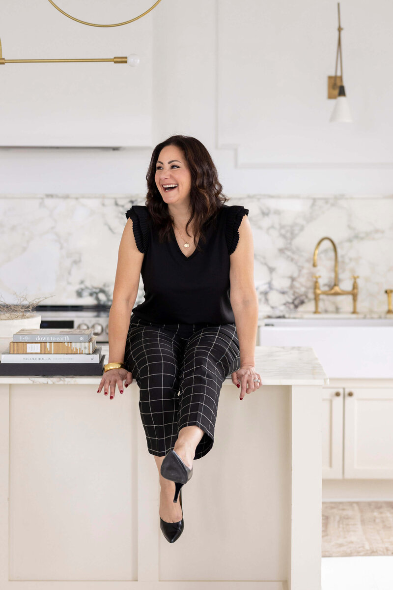 Kristen Apicerno at Glass House Design Group, Greater Boston. Creating sophisticated, tailored interiors with creativity and wit. We design homes, not museums—elegant spaces for the beautiful chaos of real life.