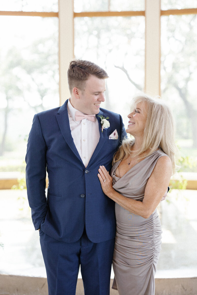 Family portraits at Canyonwood Ridge with Hill Country backdrop