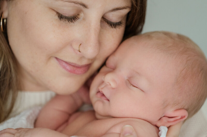 mother holding son by york pa photographer