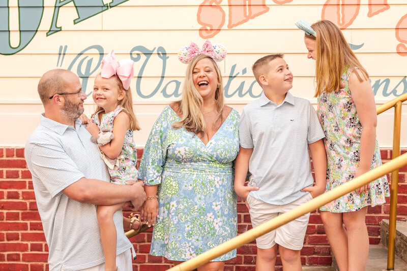 Disney Family Session at Disney's Boardwalk Resort by Michelle Coombs Photography