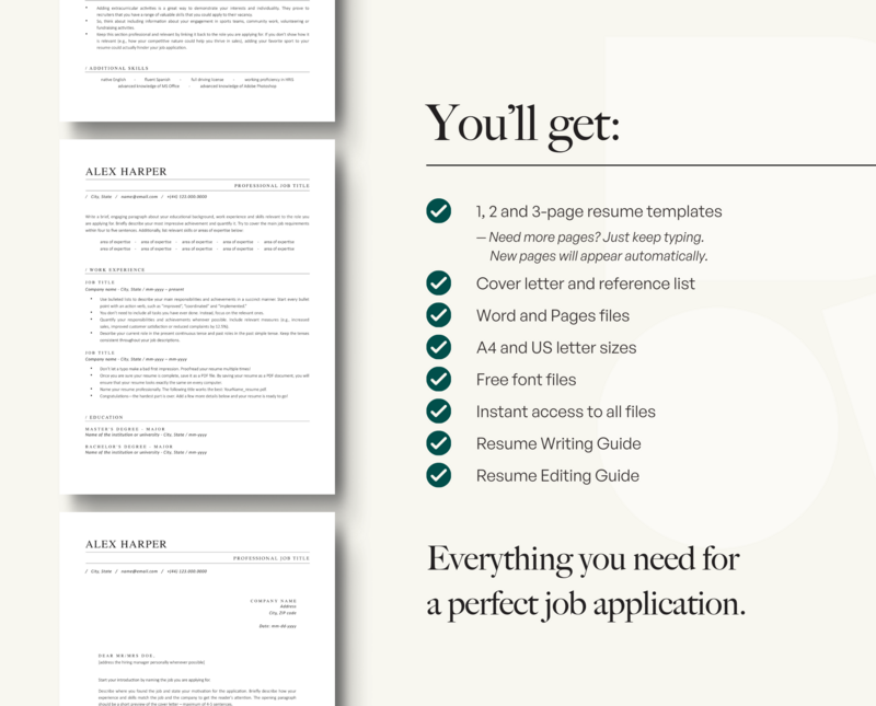 ATS-FRIENDLY RESUME + COVER LETTER