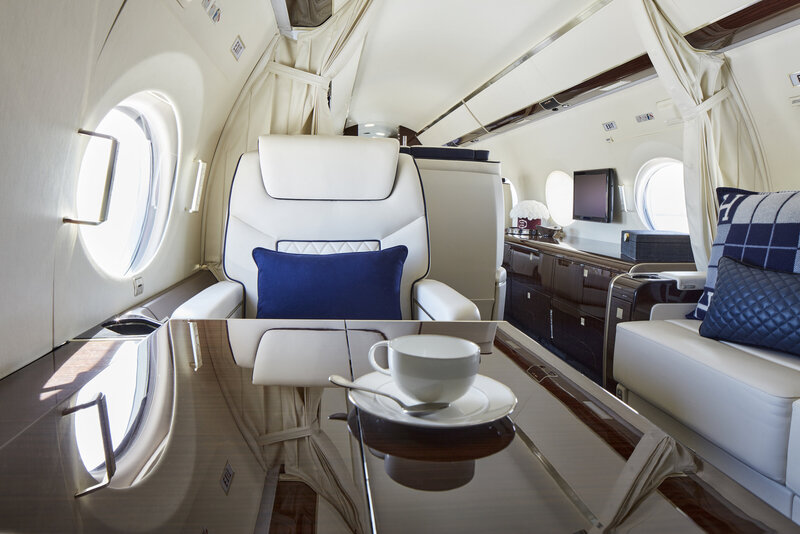 Custom Interior Luxury Aviation Design