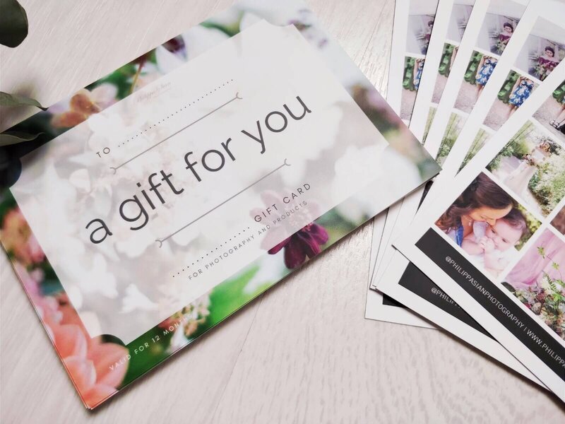 Luxury Gift Vouchers to use with Philippa Sian Photography