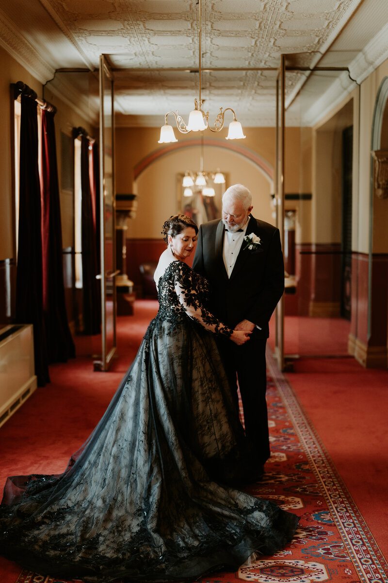 Bride and groom kissing each other after yarra valley wedding