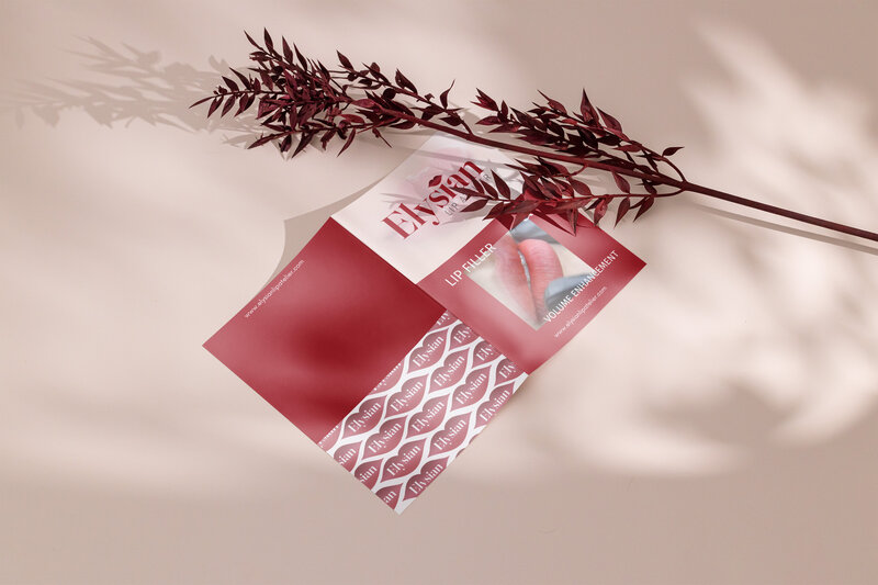 Bi-Fold_Flyer_with_Red_Plant