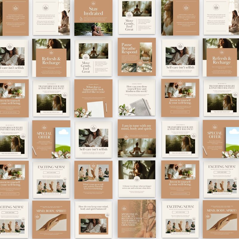 Holistic Coach Instagram Templates 2