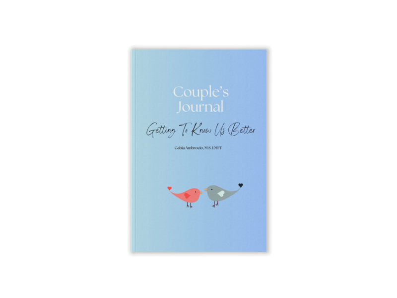 The Couple's Journal "Getting to Know Us Better" Book