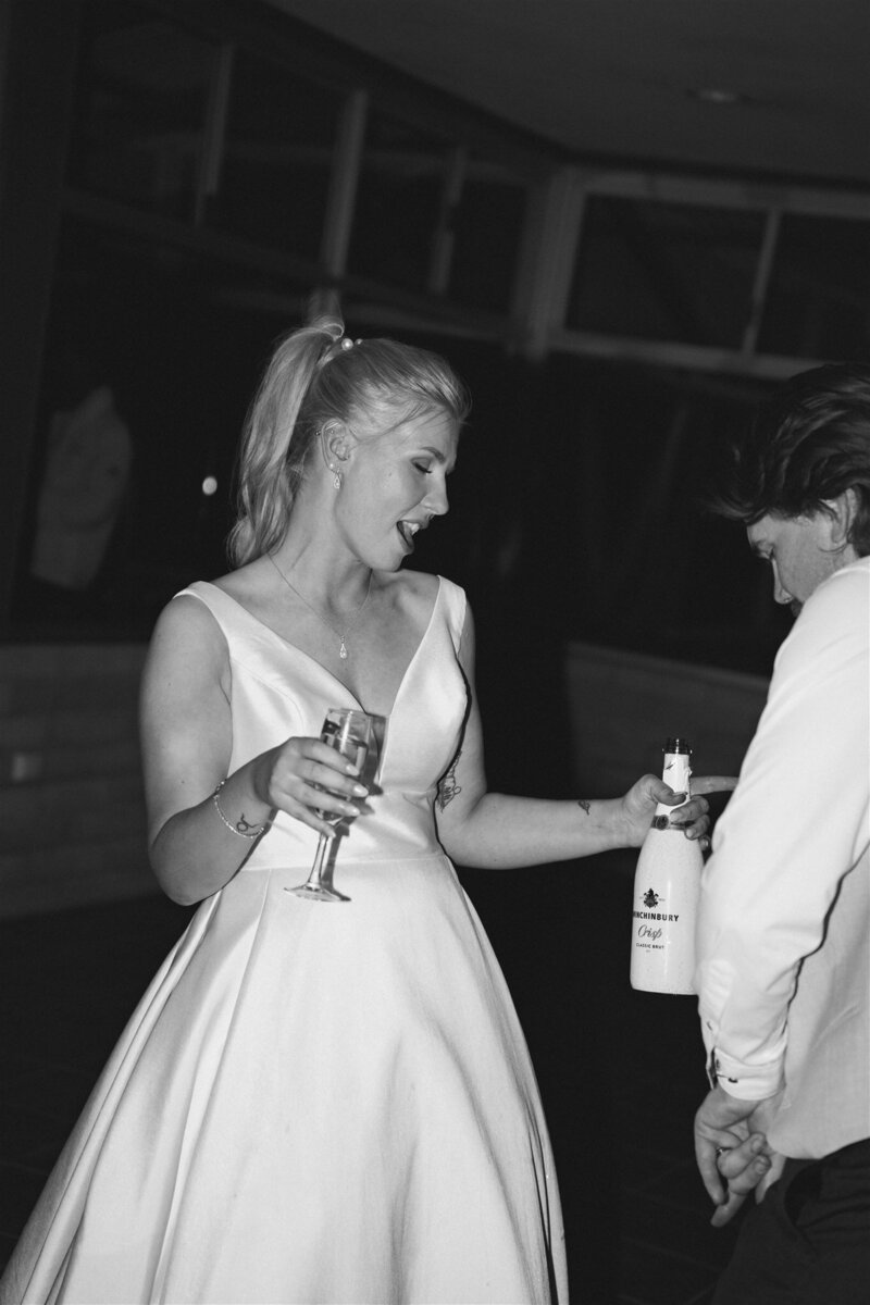 fun wedding reception
