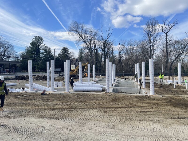 Concrete columns