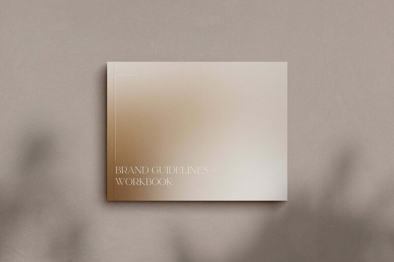 brand guidelines cover with shadow