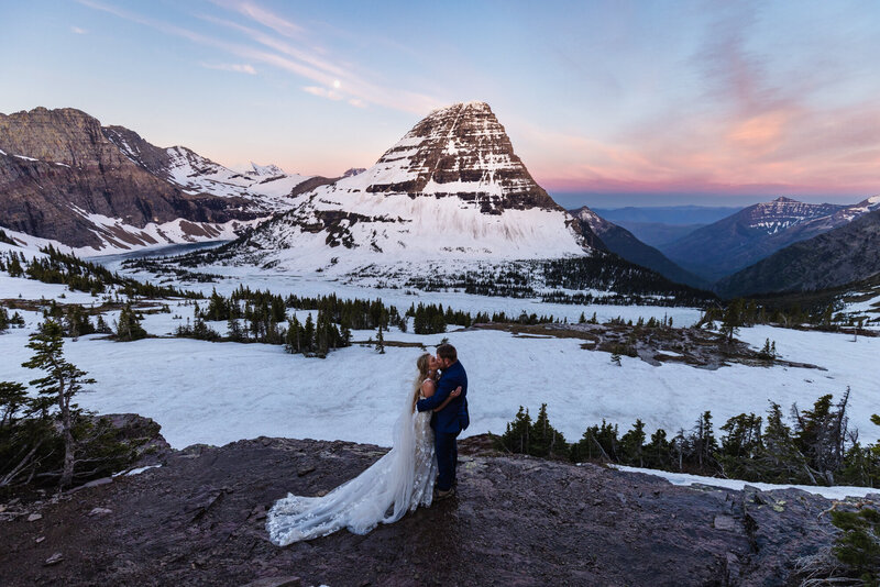 mountain elopement taken by New Zealand elopement photographer Marcus Hanenburg Photography