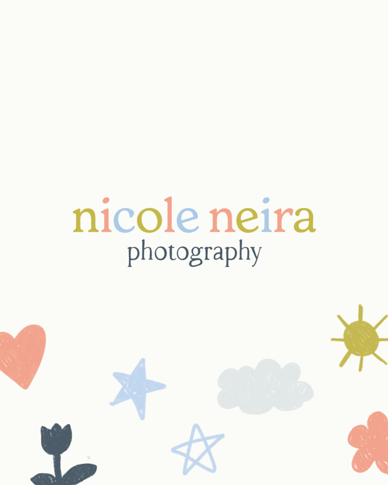 Refined serif logo design with soft blue palette for film-inspired brand identity tailored to fine art photographers.
