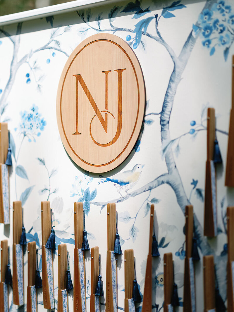 Engraved wood branded sign