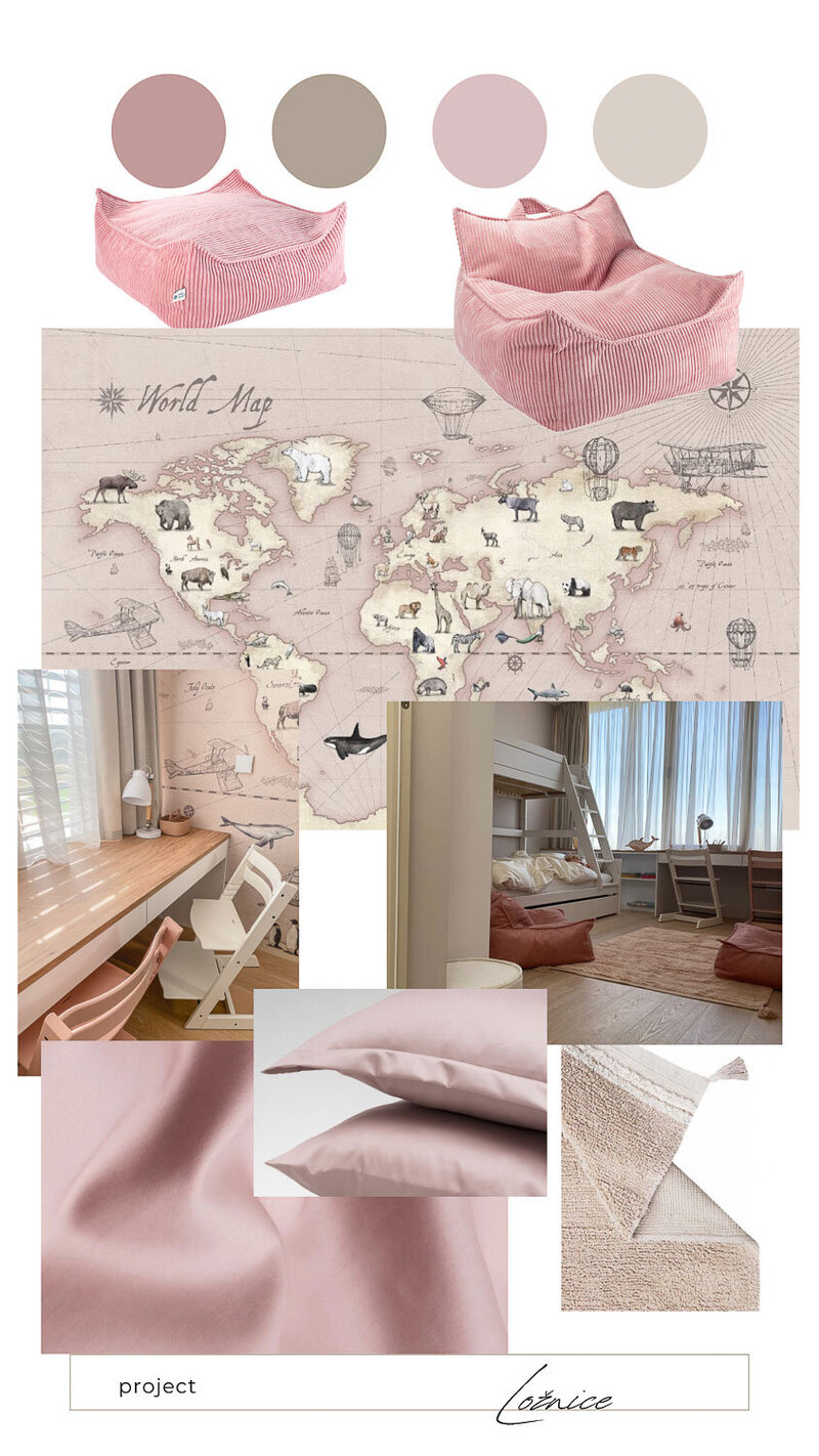 3D vizualizace dětského pokoje