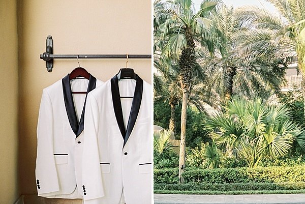 White Tux groom suit_Classic White Wedding Dubai