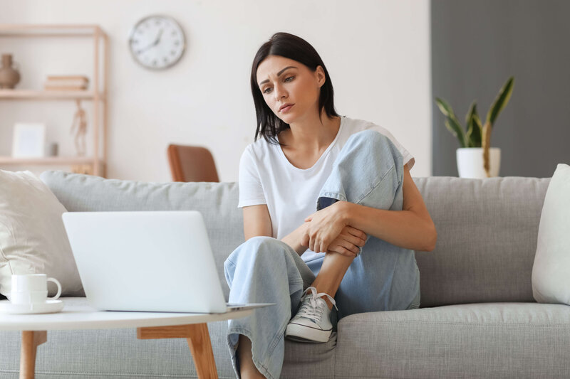 Woman seeking EMDR therapy for anxiety and depression