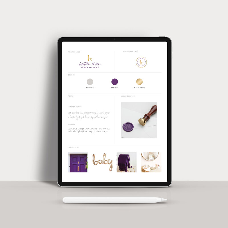 Handcrafting Heartfelt Brand & Website Designs for Female Creatives |  Showit | Showit Templates | by Viva la Violet | Lifetime of Love Doula