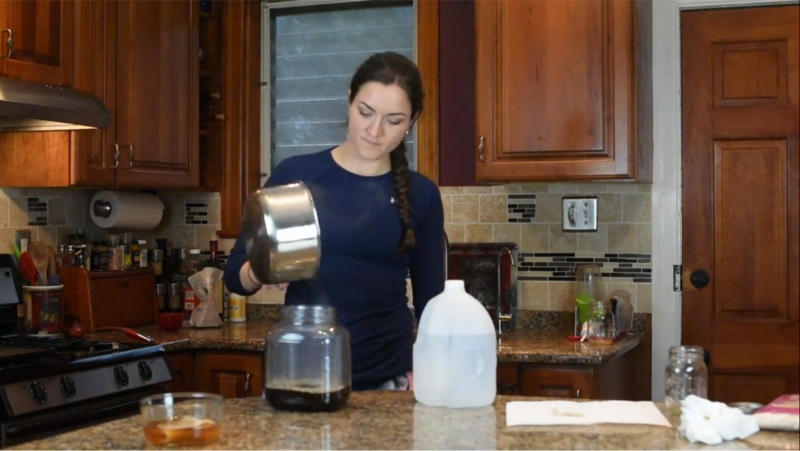 making kombucha