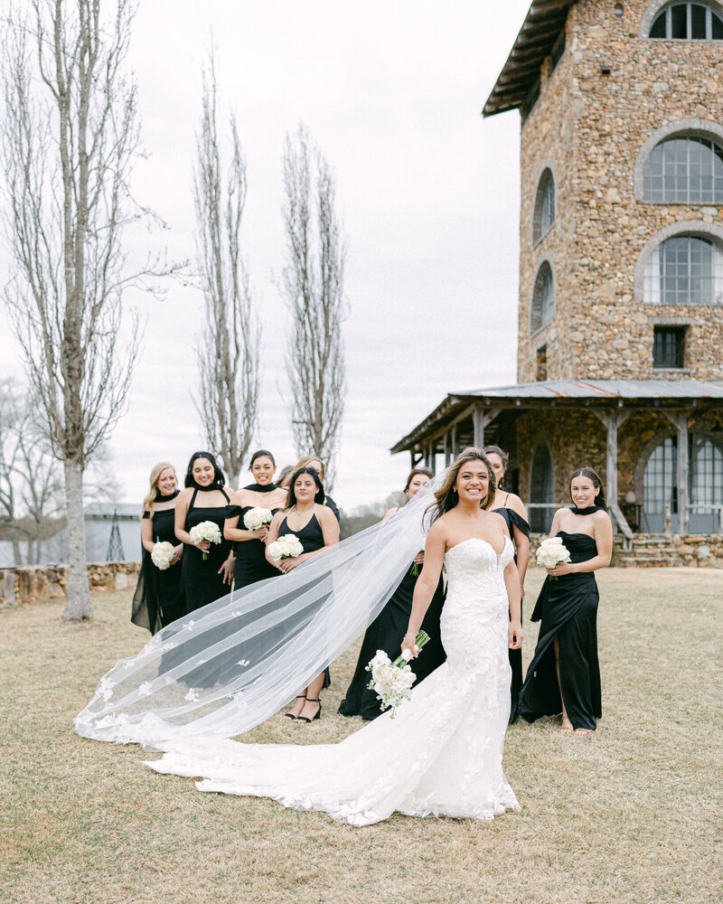 Bridal Party Tower House wedding Atlanta Wedding Photographer Renee Jael-82