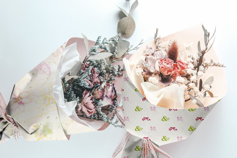 Florist Brand Pattern Wrapping Paper