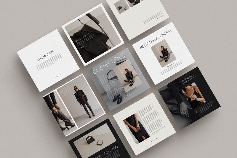 Instagram templates for brands and businesses
