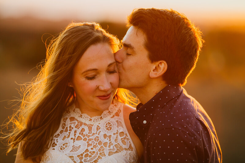 Engagement photo of a lovely couple