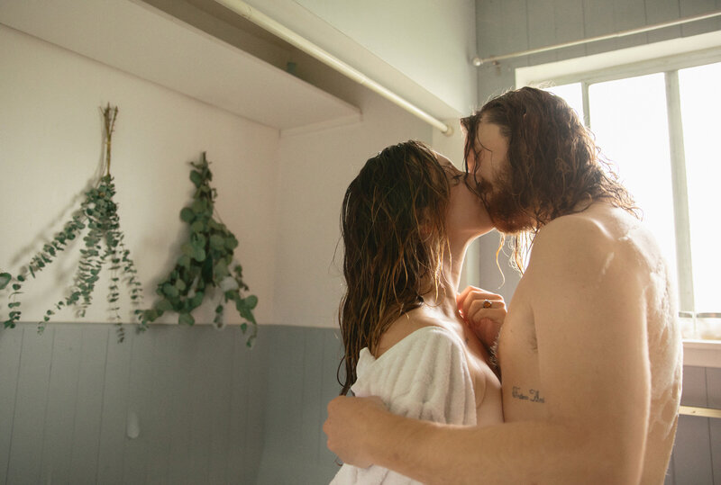 35mm-Film-Vancouver-BC-Canadian-Couples-Boudoir-Steamy-Bathtub-Documetary-Engagement-Session-113