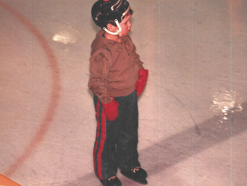 Brent Ray Fraser First Ice Skating Lesson - March 1984 (Age 5)