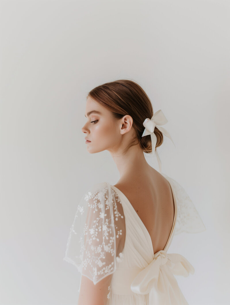 Elegant bride posing