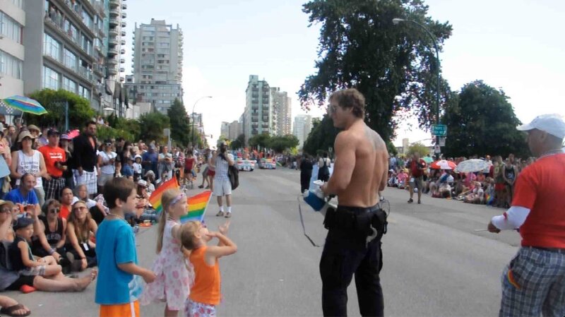 Brent Ray Fraser Officer Hardonski Busts First Pride Parade Vancouver 2009 - 05