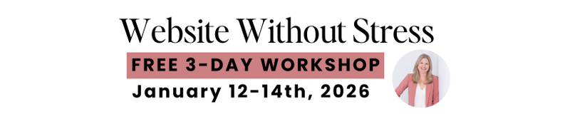 Showit website workshop August 12, 2025 at 11am EST. Hands on Workshop.
