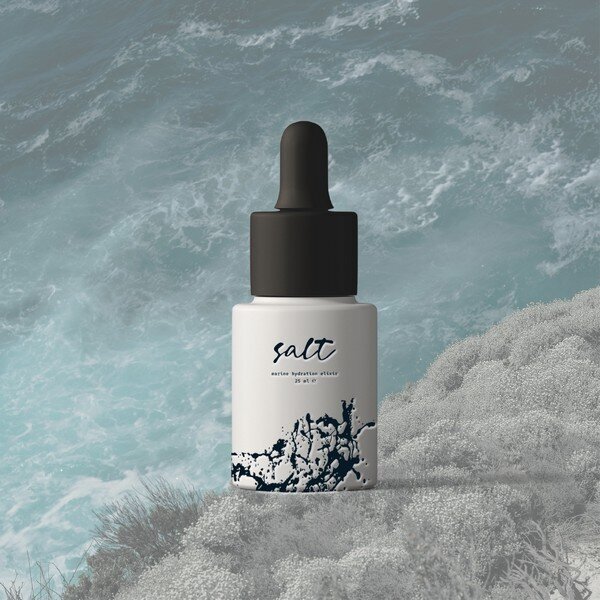 salt skincare packaging design