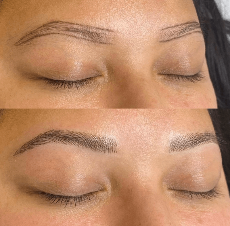 natural eyebrow micoblading