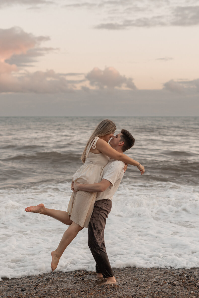 Engagement portraits in Devon