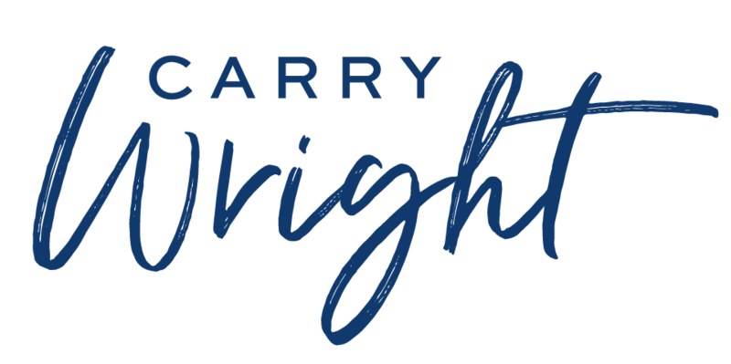 Carry Wright Logo - Navy