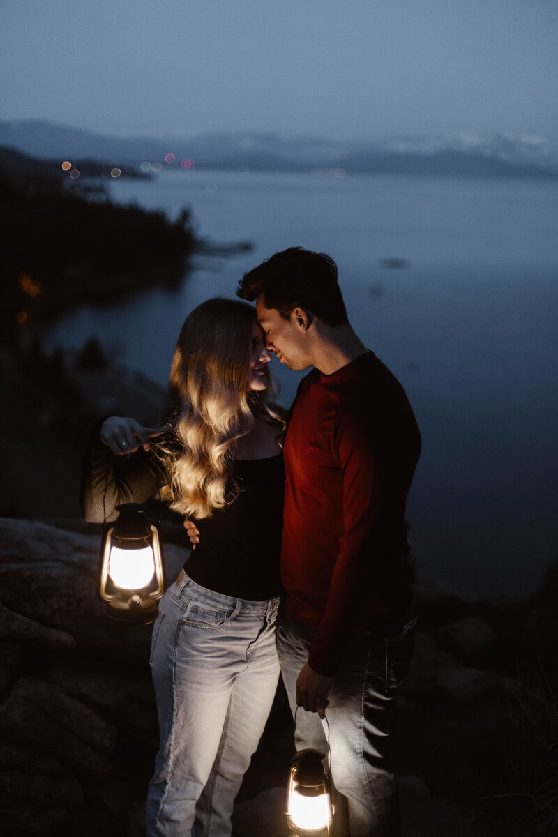 blue hour couples photos
