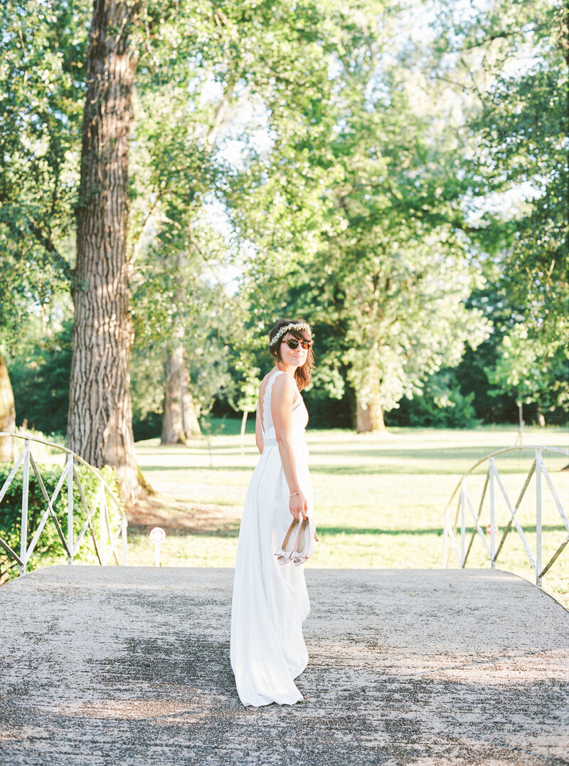 La mariée style Rock n Roll avec sa robe Rime Arodaki