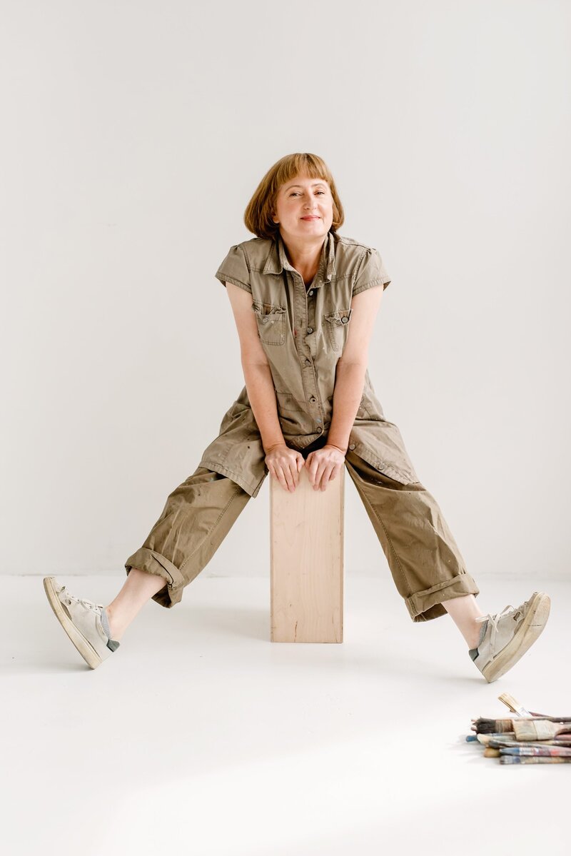 Portraits von Künstlerinnen in München im Tageslichtstudio