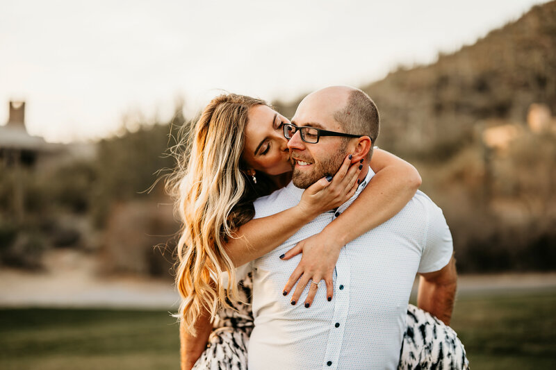 This is an engagement session photographed by Kristin Bendigo Photography in Marana Arizona
